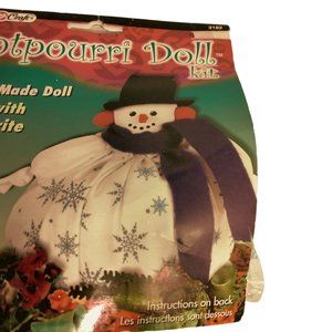 Fibre Craft Potpourri Doll Kit Snowman 3182